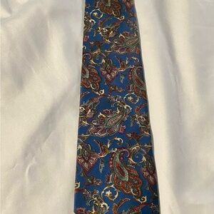 Dior Blue Paisley Tie